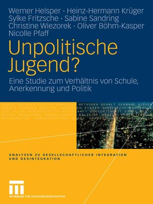 Unpolitische Jugend? - ebook